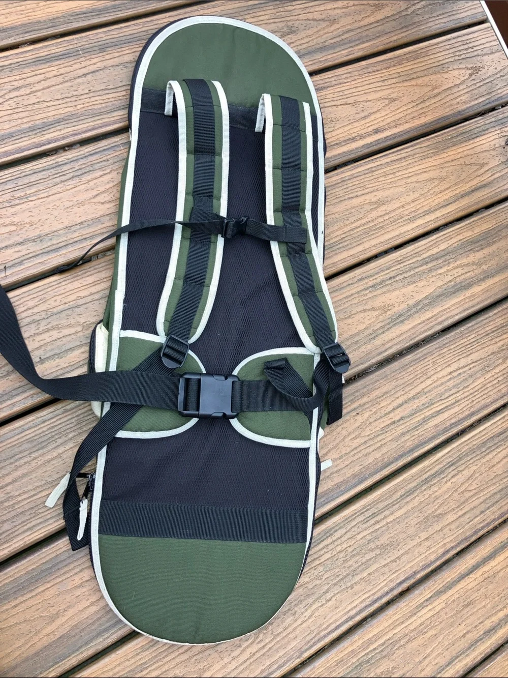 GAP VINTAGE SKATEBOARD CANVAS NYLON ZIPPERED BACKPACK SHOULDER AND WAIST STRAPS